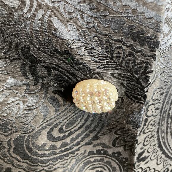 Cynthia Howie Women’s Two Piece Black Linen Blend Skirt‎ Suit Size 8P Career - Picture 11 of 16